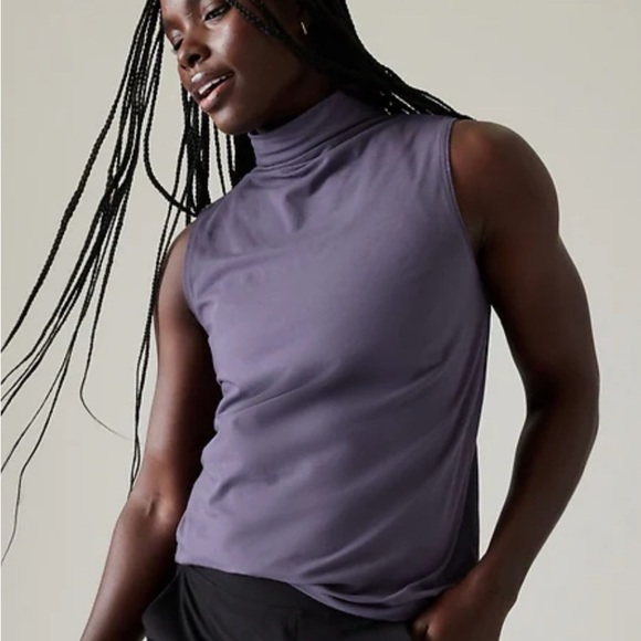 NWT ATHLETA Outbound Tank Plus 2X Nightfall Purple - Picture 1 of 14